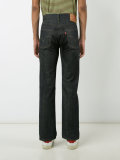 folded hem straight jeans