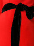 pleated ruffle gown
