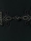 长款一字领连衣裙