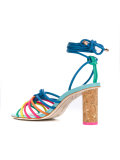 rainbow tied sandals 