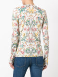 floral patterned cardigan 
