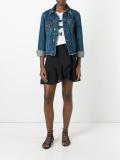 ruffled mini skirt 