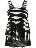 zebra print blouse 