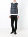 quilted zipped vest