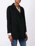 concealed fastening boxy blazer