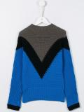 colour block jumper