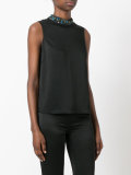 embellished collar blouse