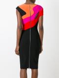 colour block pencil dress