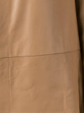 cropped sleeve coat