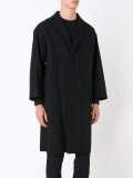 oversized single breasted coat