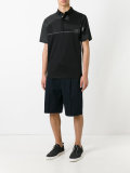 contrast polo shirt