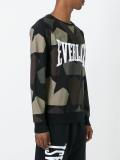 camouflage print sweatshirt