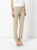 turned hem chino trousers