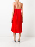 pleated shift dress