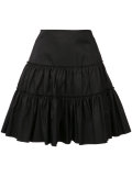 layered mini skirt