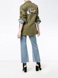 love logo military parka 