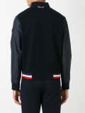 mix media baseball jacket 