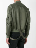 strap detail bomber jacket 