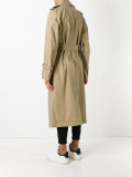 laced trench coat