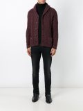 cable knit cardigan