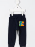 felt logo track pants