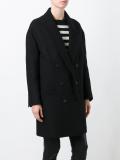 oversize double-breasted coat