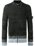 ribbed knit cardigan