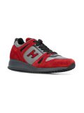logo panelled sneakers