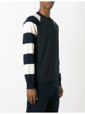 striped sleeves jumper