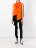 neck scarf blouse