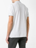 striped trim polo shirt 