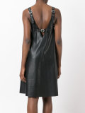 pleat shift dress