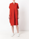 mandarin neck T-shirt dress