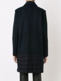 tweed panel coat