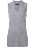 ribbed long length vest