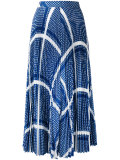 printed pleated skirt 