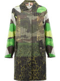 scale print panel coat 