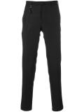 pleated slim fit trousers