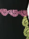 floral lace trim gown