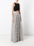 frayed maxi skirt