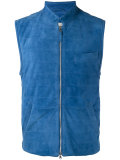 lightweight horizontal stitch gilet