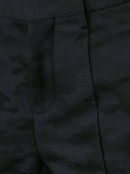 camouflage tailored trousers