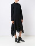 lace hem shirt dress