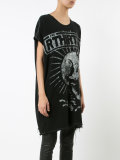 oversized cut-off T-shirt dress