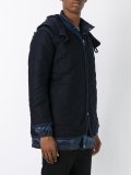 layered padded coat