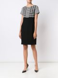 plaid front dress