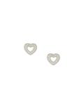 'Mini Heart Biography' stud earrings