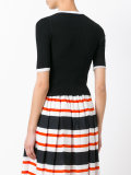 heart patch knitted top