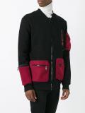 zip pocket bomber jacket