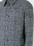 plaid mid coat